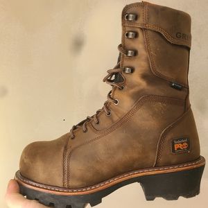 Timberland logger boots